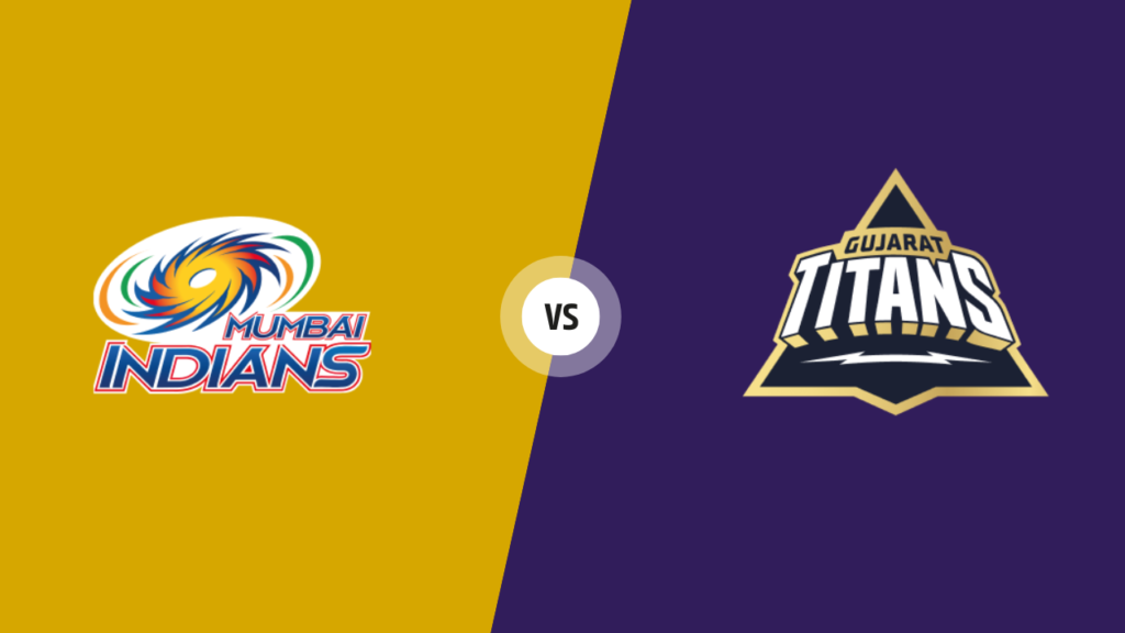 Battle of the Giants: Mumbai Indians vs Gujarat Titans - Who Will Prevail?